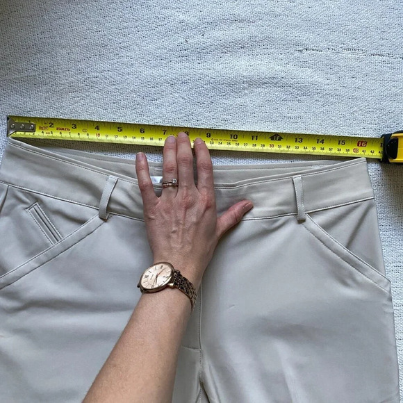 Nike Beige Fit Dry Straight Leg Golf Pants 31”  Size 10/M - Picture 10 of 12